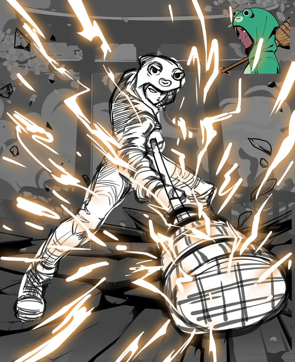 JunkuNFT's tweet image. Someone wants to draw 1 @Azuki