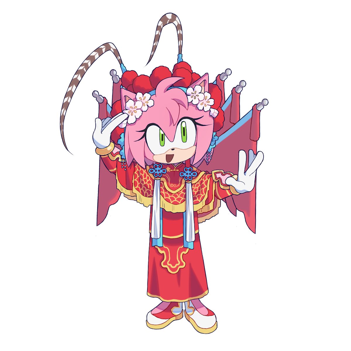 presalewinter's tweet image. 中国戏服
#SonicTheHedgehog #amyrose