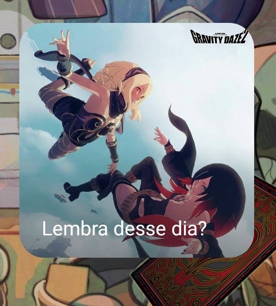MarkusDarius2nd's tweet image. My phone putting an image from Gravity Rush in my home screen as if it was a photo I took and saying "Remember this day?"
Yeah I totally remember this day I was flying around with Kat and Raven, amazing day!!