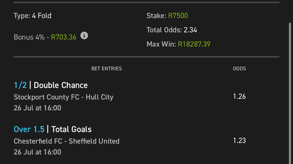 venda_guy2's tweet image. Let’s boom again and again
⚽️:betting code:03-325959
⚽️:If you don’t have Easybet account👇
⚽️:Use my promo code to register and get R50 Sign Up Bonus (promo code: Z50)
⚽️:ebpartners.click/o/t4jnLs?lpage…
⚽️: 18+ T&Cs Apply.