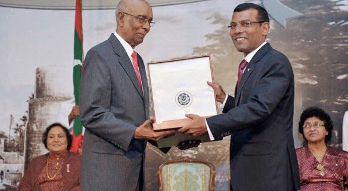 Mabrook_MV's tweet image. On 60th Independence Day 🇲🇻 I celebrate my late grandfather who served the Maldives govt for more than 50 yrs. Zero corruption, served 3 presidencies, led customs for the longest duration, not only knew diplomacy & leadership but sincere & skillfull at so many things.
#exemplary