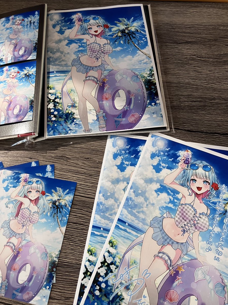 white_snails's tweet image. #りっかみてみて
りっかちゃん、とっても可愛いお写真❄🏖️🍹❄暑中お見舞ありがとう❗️
ロングヘアのニコッて表情は、歌みたの最後に見せてくれる笑顔みたいで特に大好きです!←額装
直筆もめっちゃ素敵!大感謝です!
暑さも厳しいですが、どうぞお気をつけてお過ごしください\ ✨️ 🍉 ✨️ /