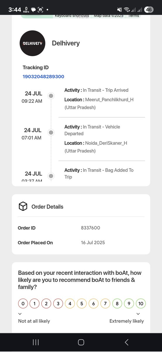 kazmi_vasi's tweet photo. @boAtSupport1 Look at the fraud going on one is saying 19th of july delivery date and other is just changing the delivery dates again and again.
I dont know what to say to you guys you just spoilled my lots of day while still i dont know should i wait more or cancel the order. https://t.co/OwvgPVbdbh