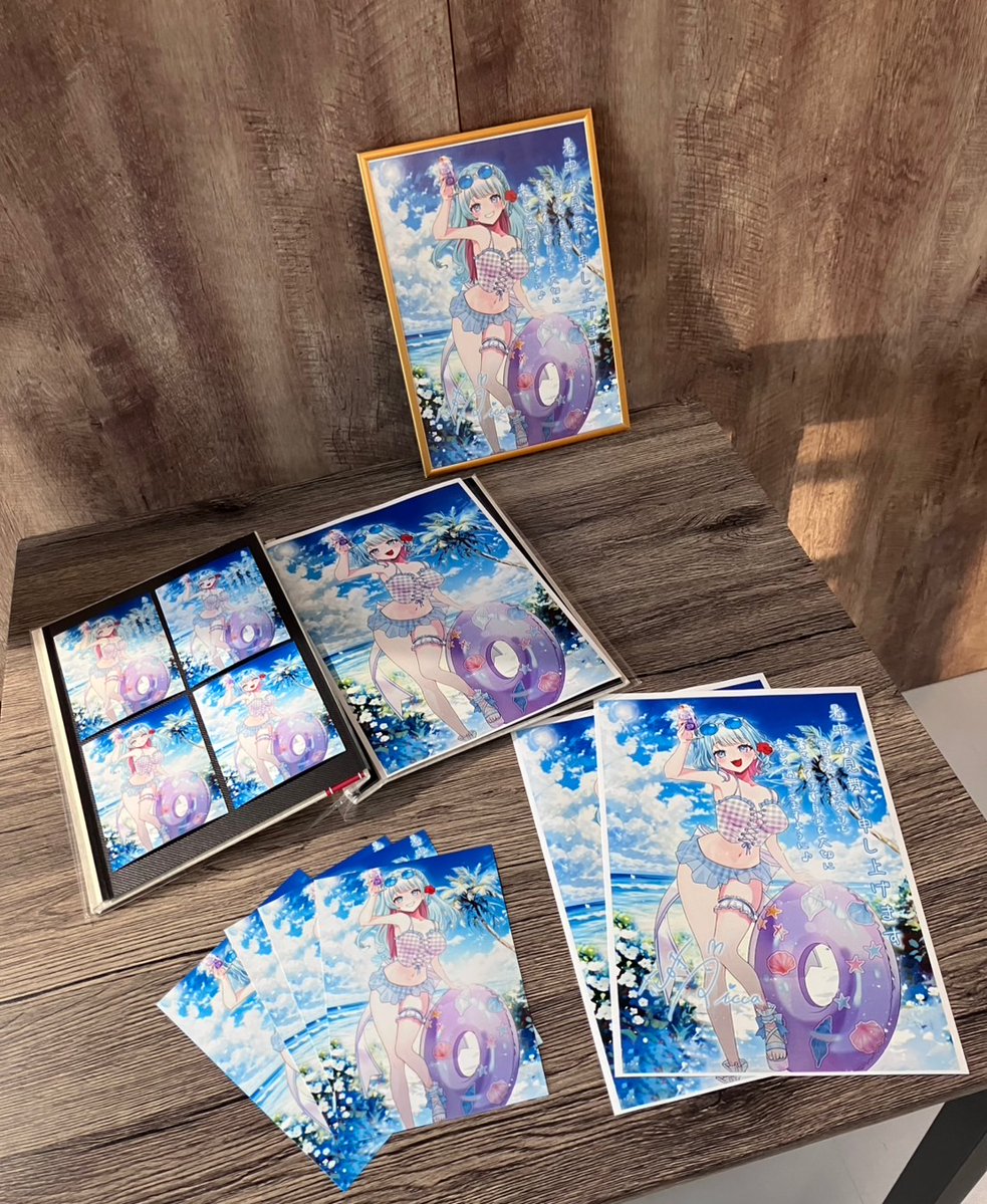 white_snails's tweet image. #りっかみてみて
りっかちゃん、とっても可愛いお写真❄🏖️🍹❄暑中お見舞ありがとう❗️
ロングヘアのニコッて表情は、歌みたの最後に見せてくれる笑顔みたいで特に大好きです!←額装
直筆もめっちゃ素敵!大感謝です!
暑さも厳しいですが、どうぞお気をつけてお過ごしください\ ✨️ 🍉 ✨️ /