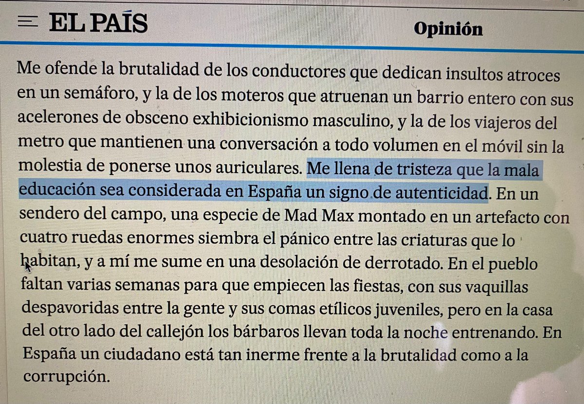 GuillermoRoz1's tweet image. Antonio Muñoz Molina, hoy, en @el_pais 
#respeto 
#tristeza 
#España