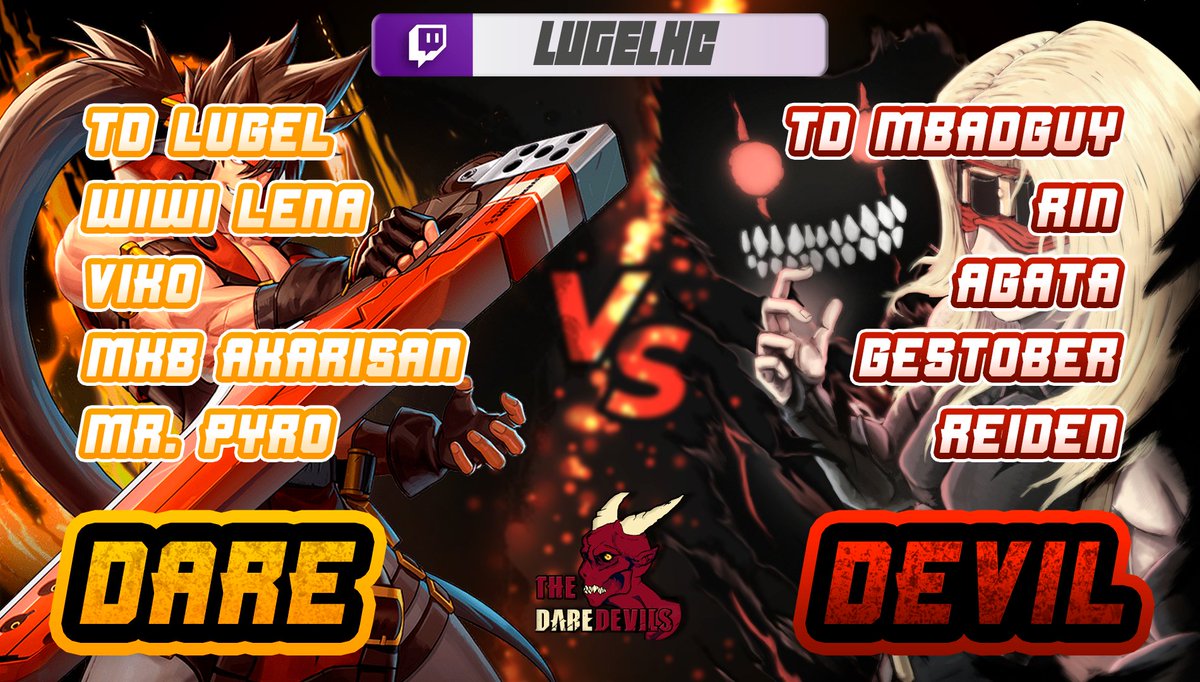 ¡Hoy a las 20:00hs se viene la tercera edición de la pelea de bandos! Solo un bando quedará en pie, no te lo pierdas.
Twitch: twitch.tv/lugelhc