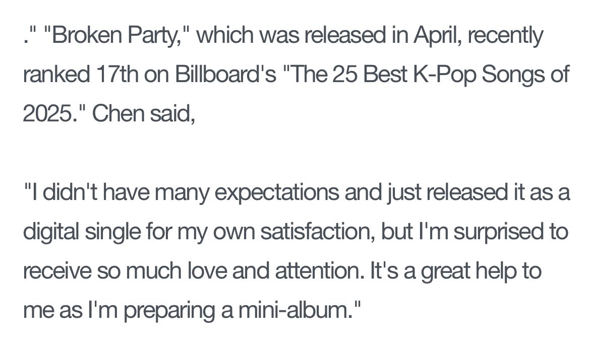enjieLou's tweet image. The way Jongdae released 'Broken Party' for his own satisfaction and it gained positive response even from critics π₯Ή
This is what happens when you do things out of passion. Artists should always be able to create music without hindrance.. I'm glad he's in a place where he'sβ¦