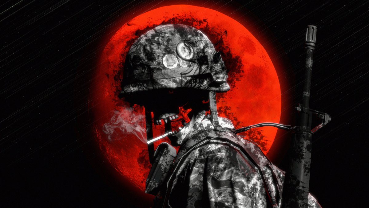 30 days of night #garrysmod #gmod #digitalart #art #3drender #artwork  #sourceart #military #skeleton, image size:1200x675