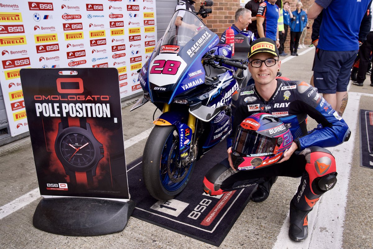 racewaysyamaha's tweet image. All smiles after that one - @OfficialBSB Pole Position no.5 of the season for @BradRayRacing! 👏
#RacewaysYamaha
#YamahaRacing #RevsYourHeart #WeR1