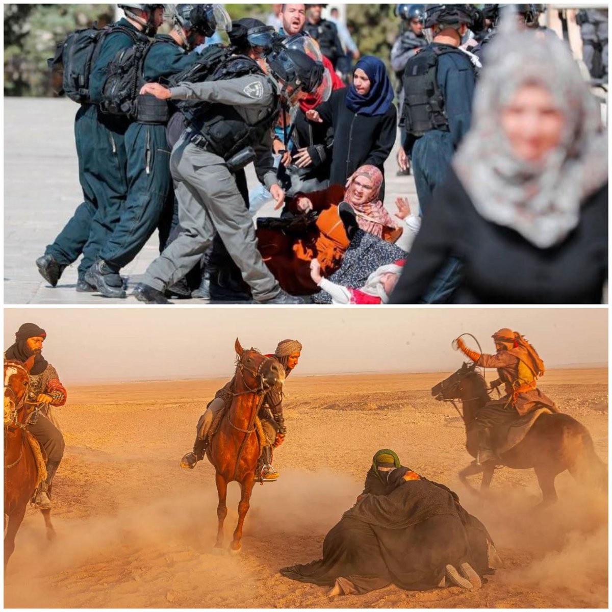 AAkbry44805's tweet image. صحنه هایی از کربلا را که برایمان گفته اند امروز در غزه به نظاره نشسته ایم پس
یزید زمانه ات را بشناس
#حب_الحسین_یجمعنا
#ملت_حسینی