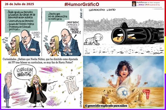 caval100's tweet photo. ►#HumorGráficO
@ManelFontdevila @JRMora @MikiyDuarte @luisoarte
#26deJulio #AbuelasYAbuelos #AntonioMachado150Años #ReflexionesAteas #porlaRepública #OTANNoBasesFuea #Lawfare #7291Ayuso #TrumpEEUU #IsraelGenocida #Gaza #Rusia #Ucrania #NoALaGuerra .
https://t.co/4qNRqm5NB3 https://t.co/Hy7NmkgXpB