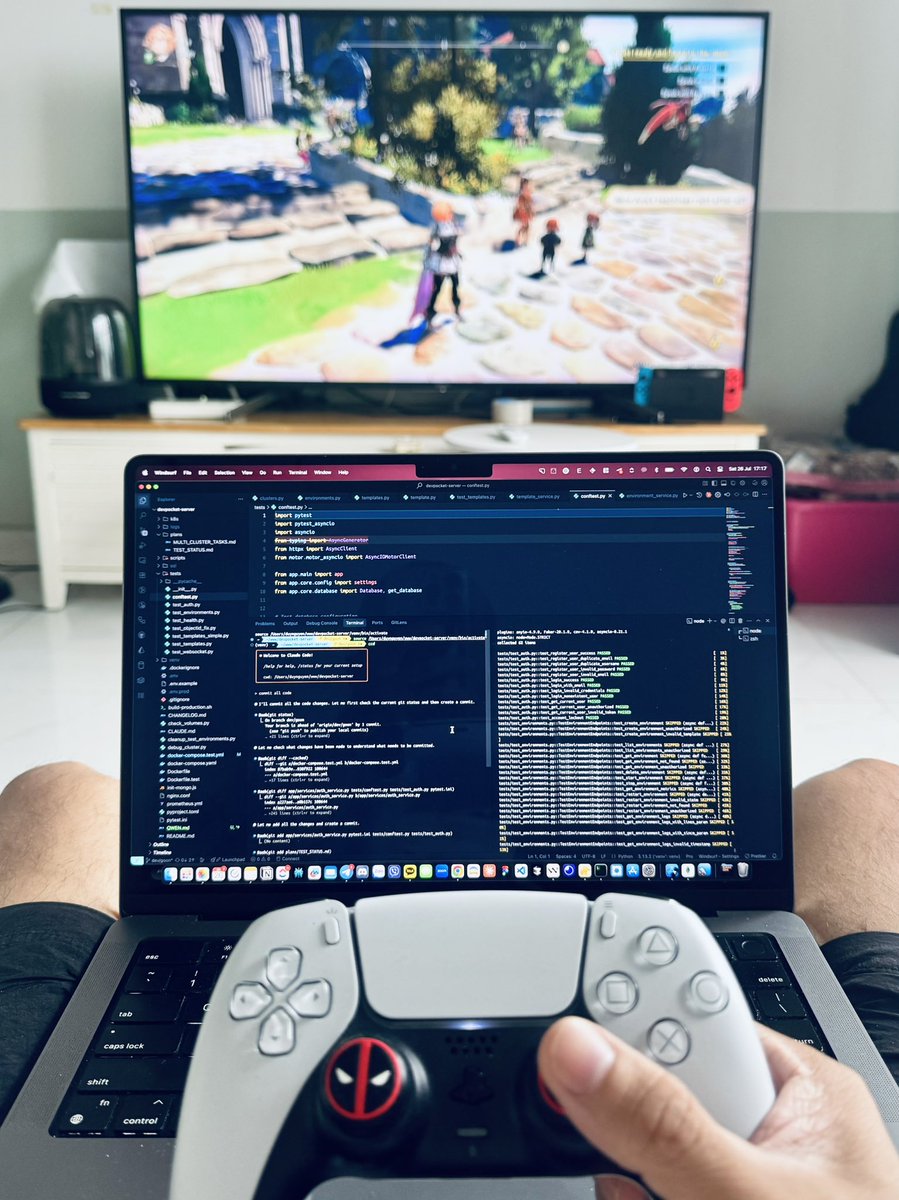 goon_nguyen's tweet image. my employee Claude is diligently coding while I'm here playing games...
what a time to be alive! 🔥