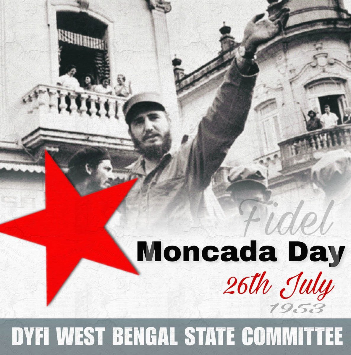 ComSoumyaB's tweet image. ১৯৫৩ সালে আজকের দিনে সাম্রাজ্যবাদীদের হাত থেকে কিউবাকে মুক্ত করতে কমরেড ফিদেল কাস্ত্রো স্বাধীন করেন মনকাডা ব্যারাক।
কিউবার বিপ্লব দীর্ঘজীবী হোক।