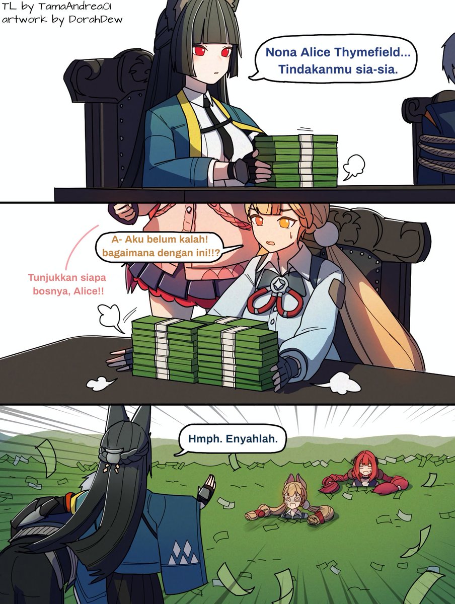 TamaAndrea01's tweet image. Alice dan Miyabi lagi duel rebutan mas Arif... dan seperti yang kita tau, uang yang ngomong terakhir~

Artist : @DorahDew

#ZenlessZoneZero #ZZZ #zzzero #ZenlessZoneZeroFanart #Wise #Miyabi #Alice #Yuzuha
