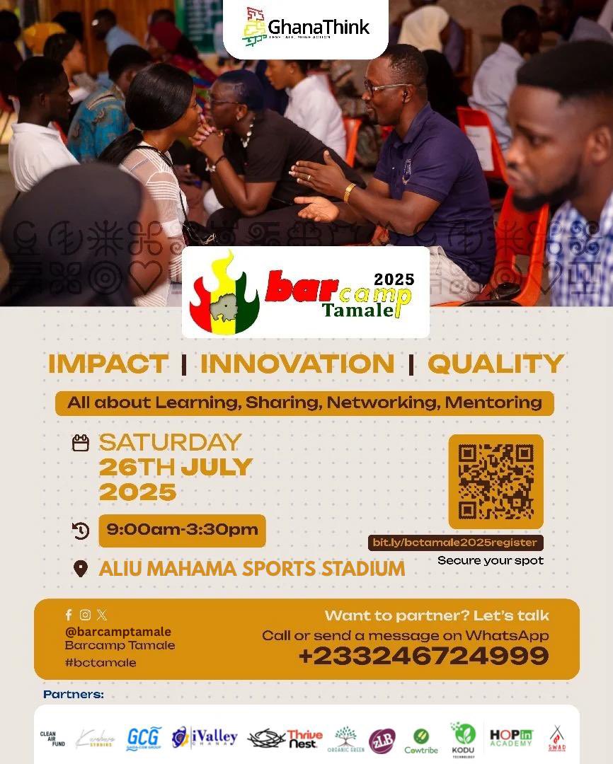 Barcamp Tamale #bctamale (@barcamptamale) on Twitter photo Today is #bctamale under the <a href="/Barcampghana/">Barcamp Ghana by @GhanaThink</a> program of <a href="/Ghanathink/">GhanaThink</a> . It’s all about learning, networking and Sharing. Today is #bctamale under the <a href="/Barcampghana/">Barcamp Ghana by @GhanaThink</a> program of <a href="/Ghanathink/">GhanaThink</a> . It’s all about learning, networking and Sharing.