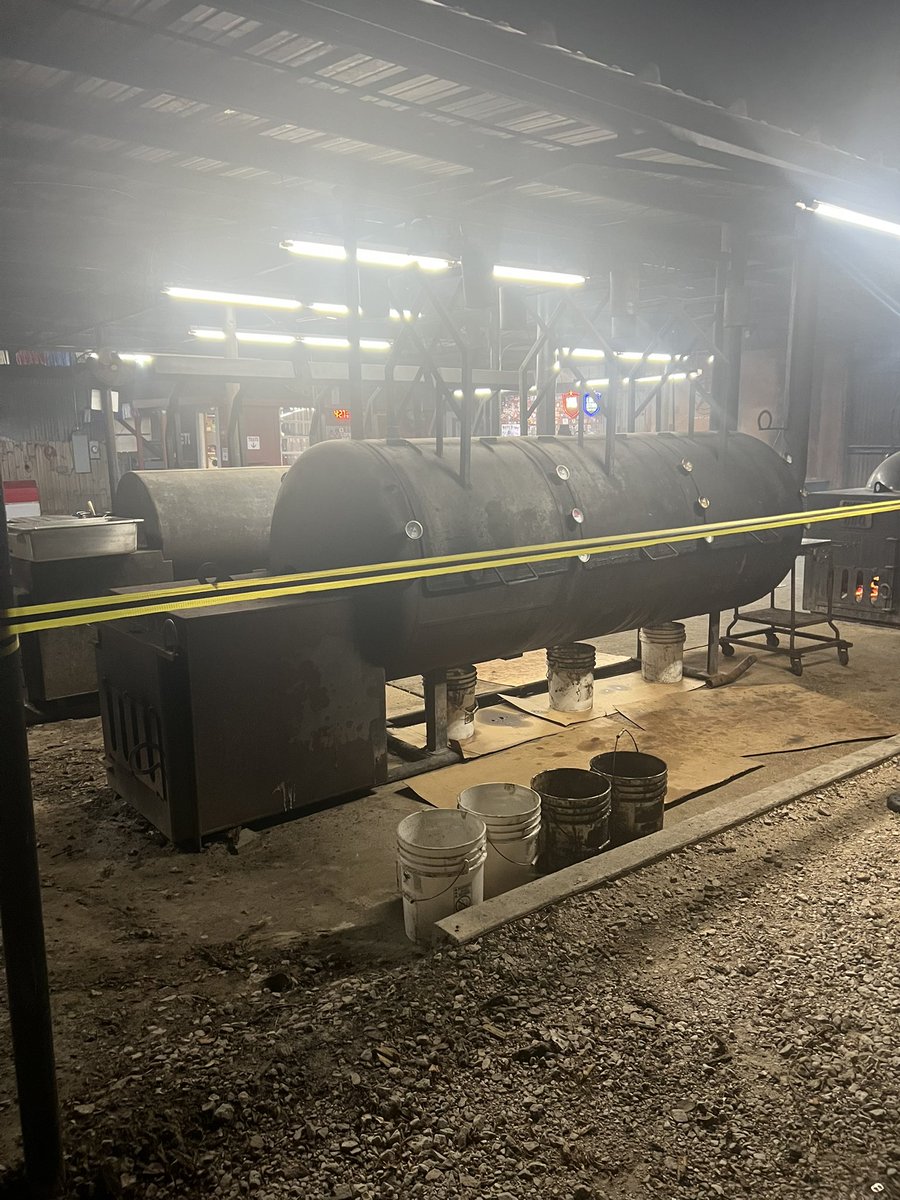 Wake up at 1:45 am. Picked up my visiting brother in law at 2:30 am. Drive to Lexington Tx and arrive at 4:20 am. 50th in line for some of the best bbq in the world. 

Wish you were here!