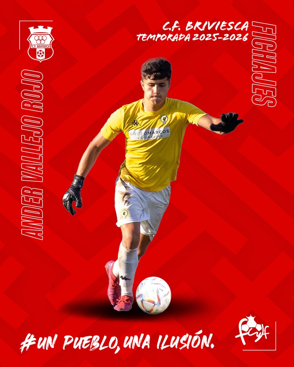 cfbriviesca's tweet image. 𝗖𝗢𝗠𝗨𝗡𝗜𝗖𝗔𝗗𝗢 𝗢𝗙𝗜𝗖𝗜𝗔𝗟 | 𝗙𝗜𝗖𝗛𝗔𝗝𝗘𝗦
✍️Ander Vallejo Rojo ficha x el club rojillo para este nuevo curso
✅Canterano del BurgosCF con experiencia y ascensos en el fútbol alicantino como el Hércules o el FCJoveEspañol
➡️Garantía bajo palos🧤⚽️
#BienvenidoAnder❤️🤍