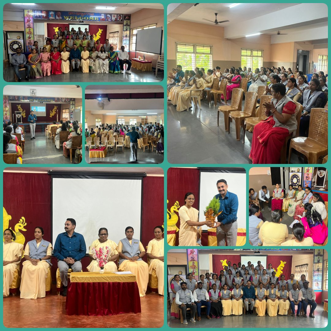 Dr.  Rayan Mathias, Senior Student Counsellor, Department of Student  Affairs, MAHE, Manipal, served as the resource person for the Faculty  Enrichment Program organized by St. Michael Higher Primary School,  Hubli.
#FacultyEnrichment #MentalHealthAwareness #SchoolWellbeing