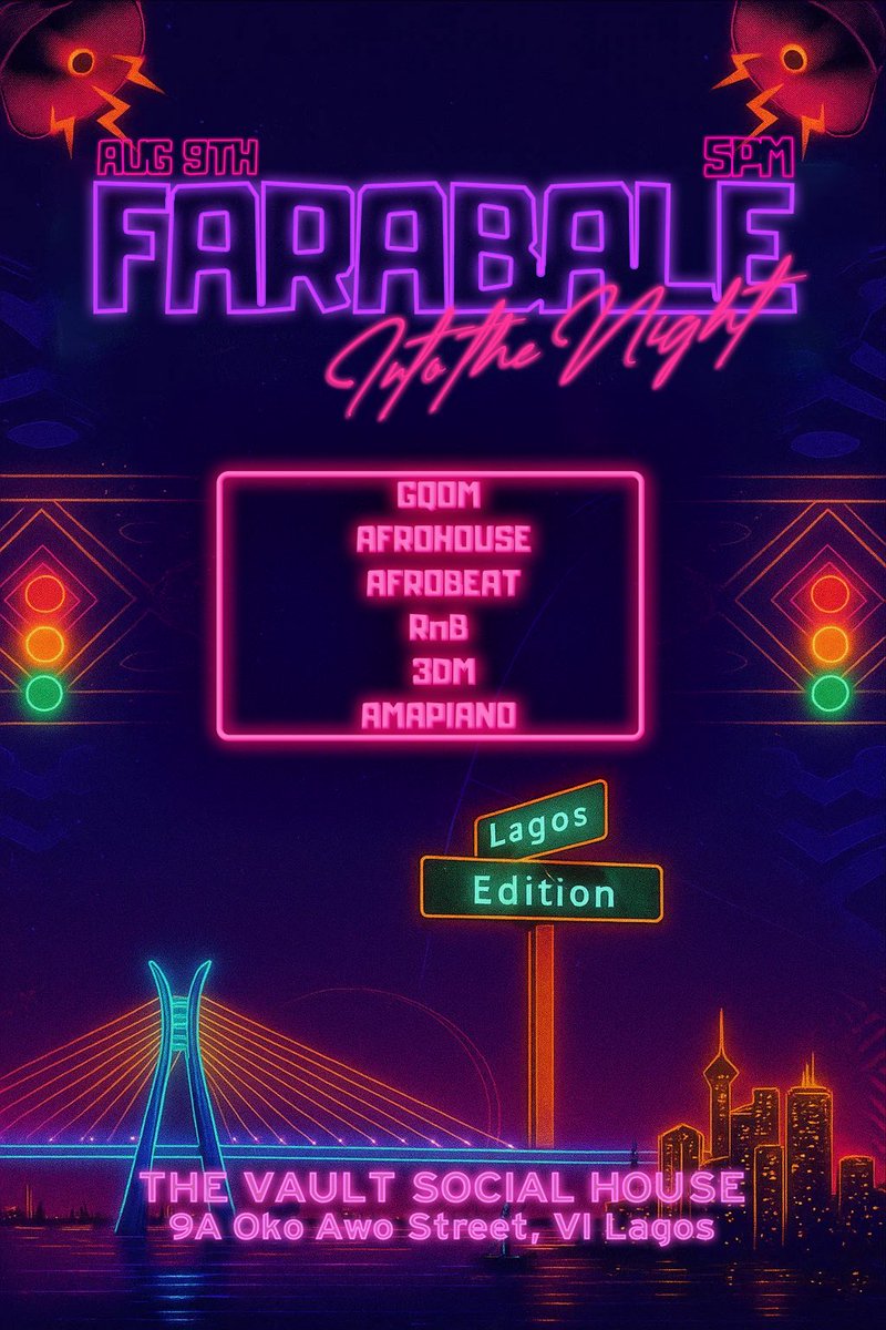 FAR4BALE's tweet image. Into The Night is a glow-in-the-dark experience that fuses music, art, and vibrant self-expression. Featuring neon colors, body painting, and immersive lighting, a euphoric atmosphere where guests can dance freely, connect deeply, and live fully in the moment. 

link in bio