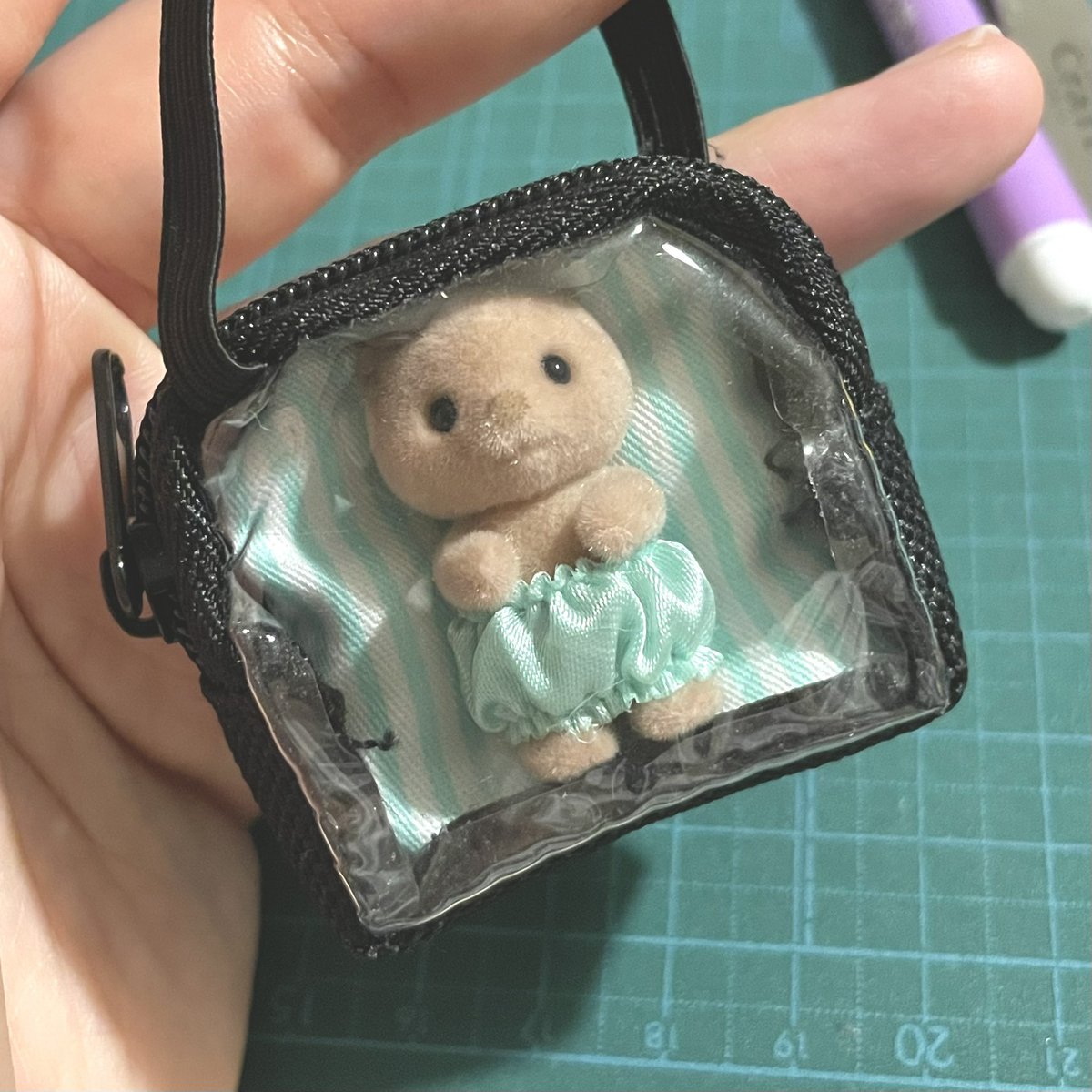 涼しげカラーも作った🪡🧵