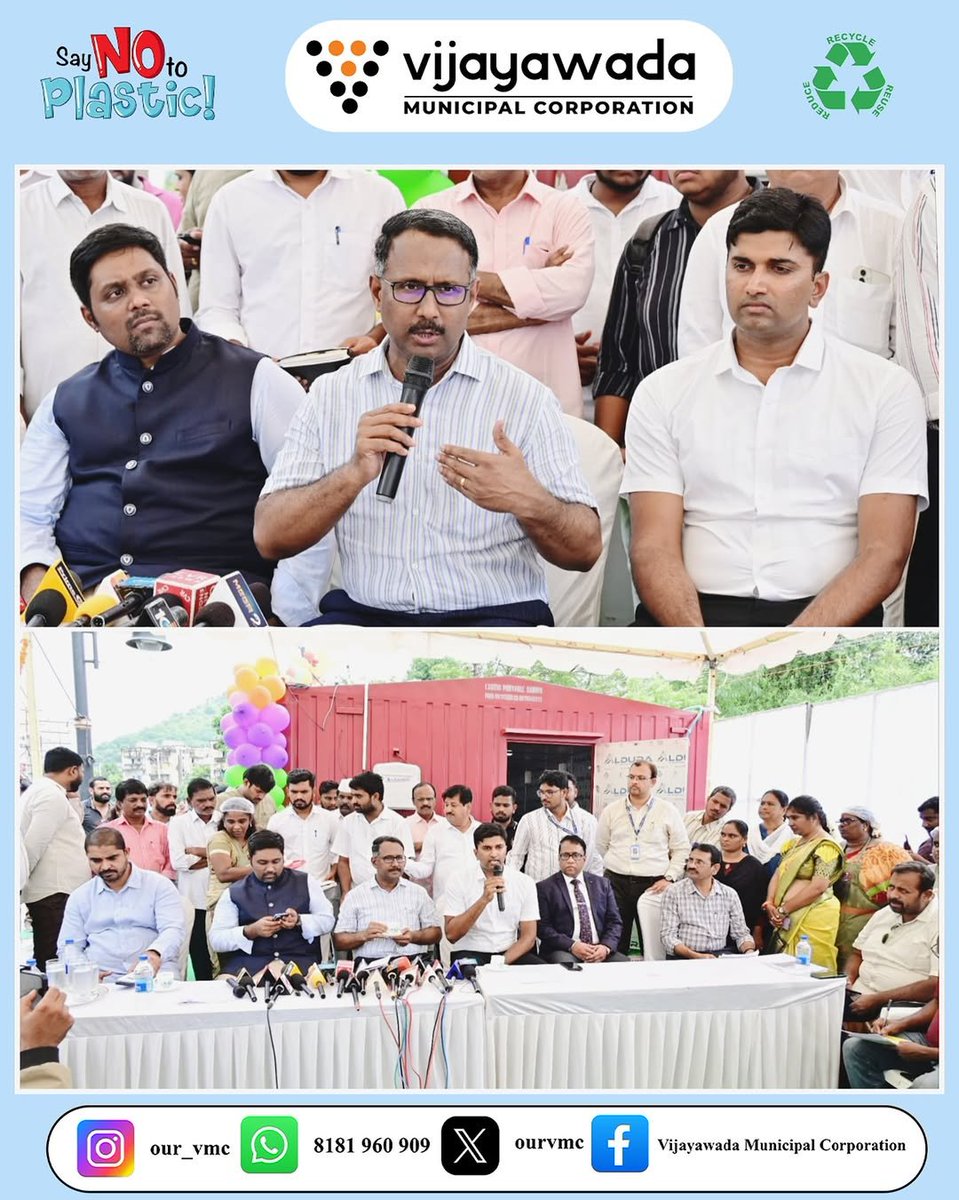 ఈరోజు పురపాలక,పట్టణాభివృద్ధి శాఖ ప్రధాన కార్యదర్శి గౌరవనీయులైన శ్రీ ఎస్.సురేష్ కుమార్ IAS గారు,కమిషనర్  శ్రీ ధ్యానచంద్ర HM  IAS గారు,మిషన్ డైరెక్టర్ మెప్మా శ్రీ ఎన్.తేజ్ భరత్ IAS గారు పంజా సెంటరు షాదీఖానా దగ్గర తృప్తి క్యాంటీన్ ఓపెనింగ్ కార్యక్రమం లో పాల్గొన్నారు. #TruptiCanteen