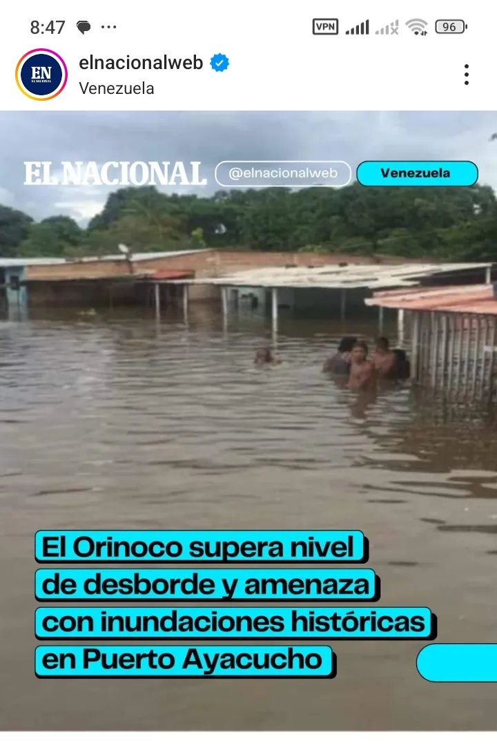 ESTACIÓN Lluviosa ha sido copiosa en la Cuenca Baja del Caroní: ha llovido más de 180 mm de H2O.
Se estima que el Fenómeno ENSO no influirá en mayores PRECIPITACIONES en Estación Húmeda. 
Río Orinoco sube el NIVEL con TENDENCIA a mantener cifras SUPERIORES a la CRECIDA del 2018