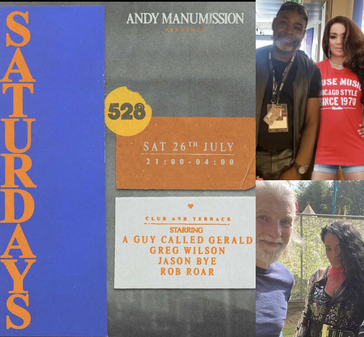 Rowetta's tweet image. Tonight’s dream lineup.
Legends & pioneers at the seriously wonderful @528Ibiza
ANDY MANUMISSION PRESENTS - 528 IBIZA
SET TIMES - TERRACE
2100 - 2300 JASON BYE
THE CLUB
2300 - 0100 @djgregwilson
* 0030 - 0200 @guycalledgerald
* 0230 - 0400 ROB ROAR