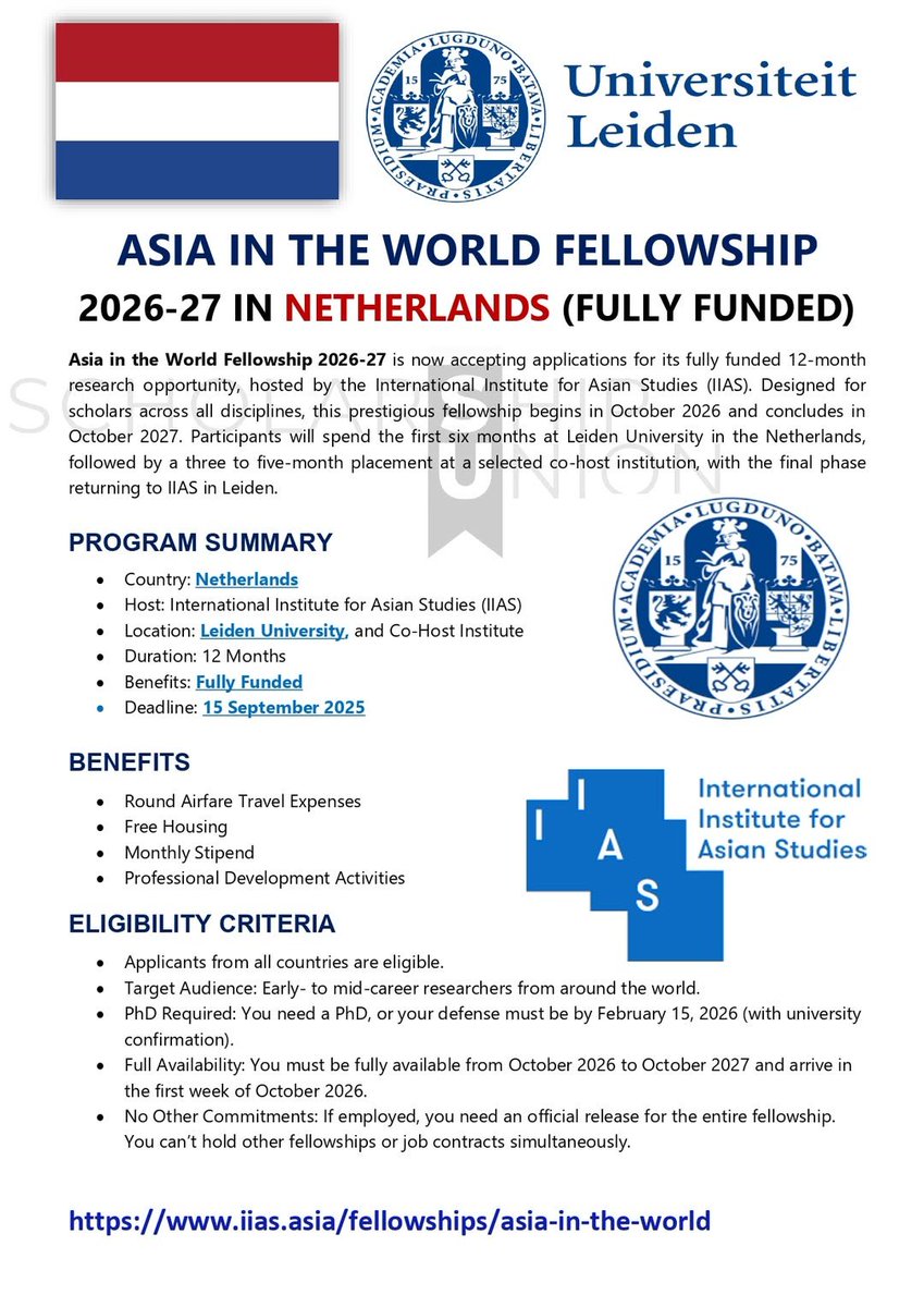 Good old IIAS Fellowships in a new avatar.
