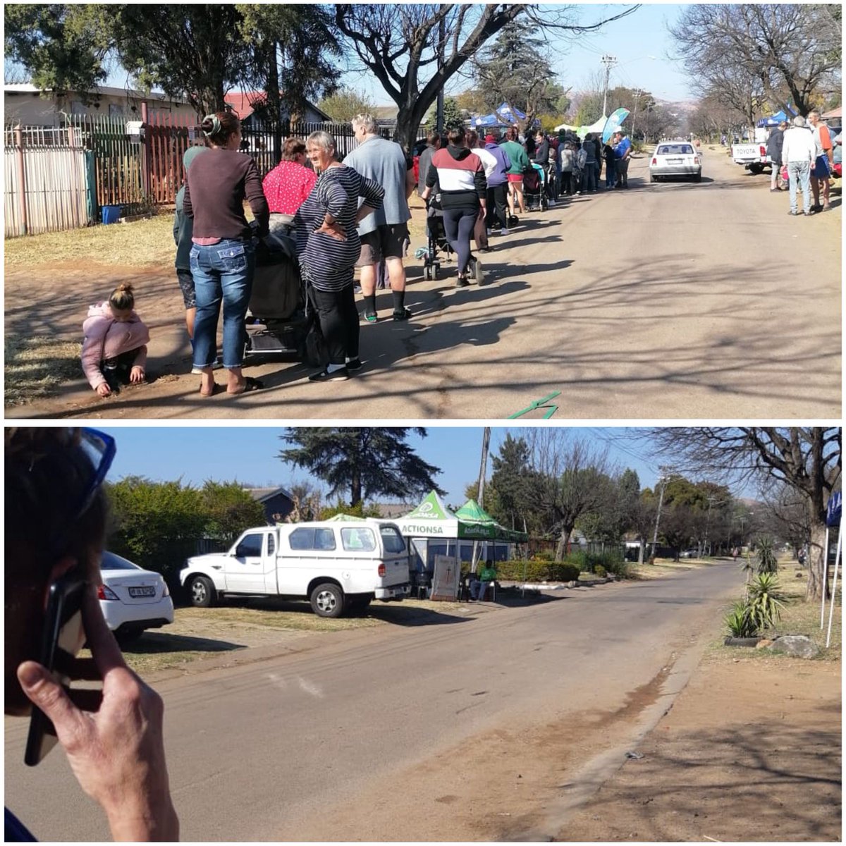 Sjoe.....saw this membership drive for the DA in Tshwane versus ActionSA. Owa, shame that Actionnair is over there recruiting himself.