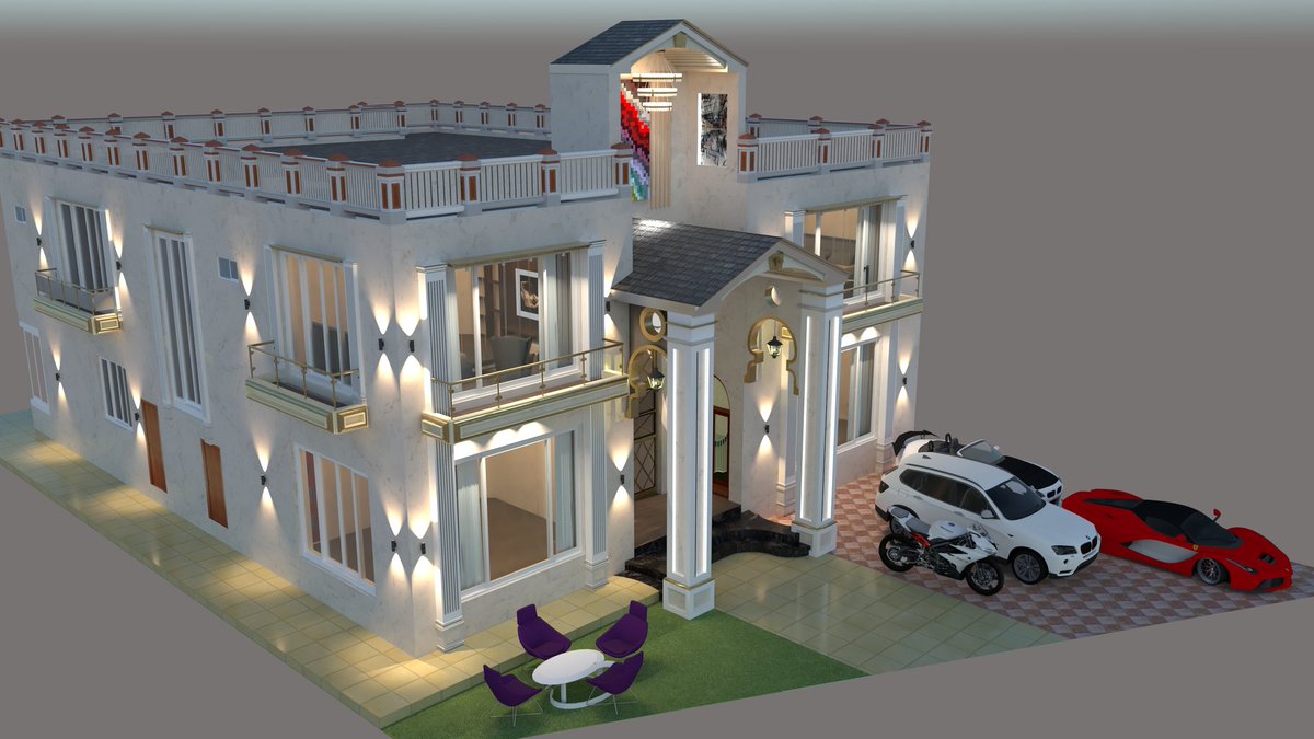 ALMEEM_5711's tweet image. Today My Work.
kaisa Laga Front Elevation.
?
#HomeSweetHome #homedesign
#House #HouseParty