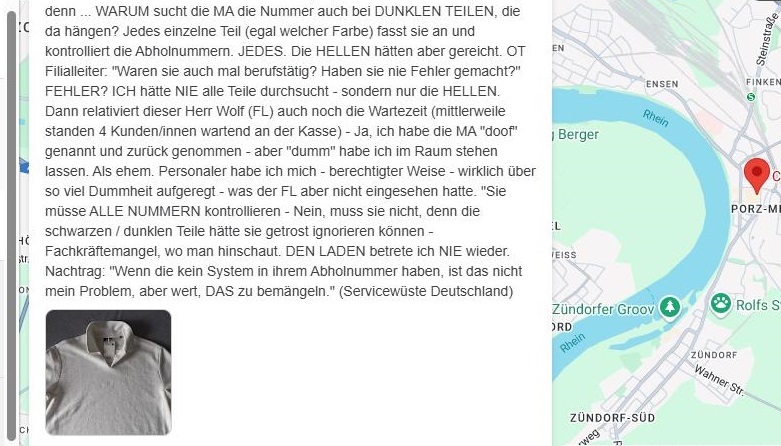 CharlyM2014's tweet image. 👋 Ich grüße Euch - Ihr Lieben 👋
======== 🍀 🌹 🍀 ========
Heute nur wenig Zeit für Euch, denn
gleich geht's zum Familientreffen🤪
Jedoch, dieses "Einkaufserlebnis"
möchte ich noch gerne mit Euch
teilen. Ihr kennt meine Einstellung
zum Thema: Service 🙄 LG 🫂 😘