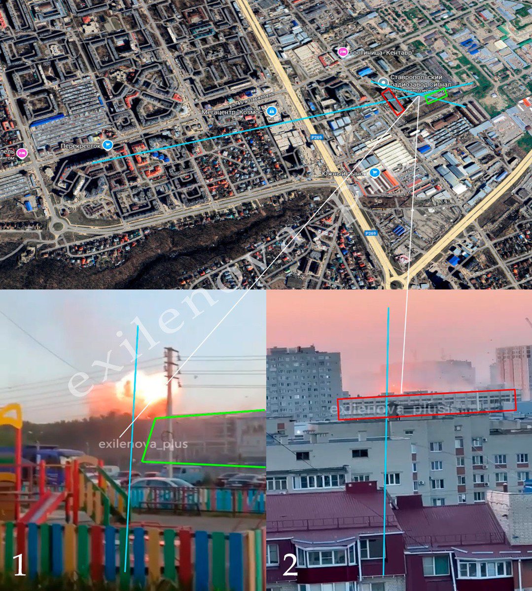 Exilenova_plus's tweet image. The latest for today about the "Signal" plant in Stavropol.
Right now, everyone is actively discussing the strike on what is likely the administrative building of the plant, carried out using the An-196 "Lyutiy" UAV, as well as its relatively minor consequences - slight damage…