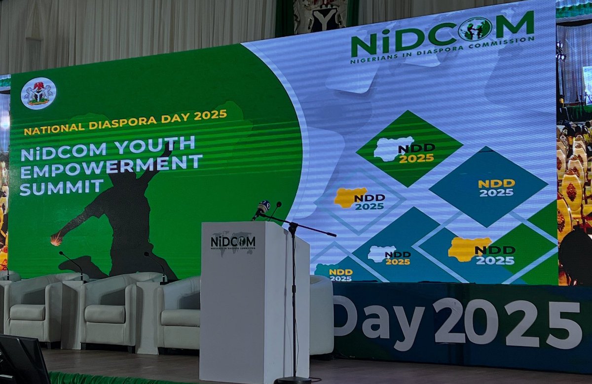 OlumideAdefehi2's tweet image. Day 2 of the National Diaspora Day Celebration is Live!
Join the ongoing discussions shaping Nigeria’s global future — insights, innovations, and impactful collaborations continue today.
🎥 Watch live: youtube.com/live/DxIV9AbMk…
Hon. Dr. @abikedabiri, OON
#NDD2025
#DiasporaDay