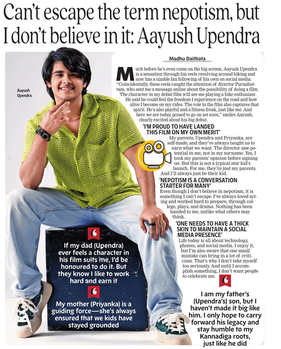 ursniresh's tweet image. Can’t escape the term nepotism, but I don’t believe in it: Aayush Upendra
@priyankauppi