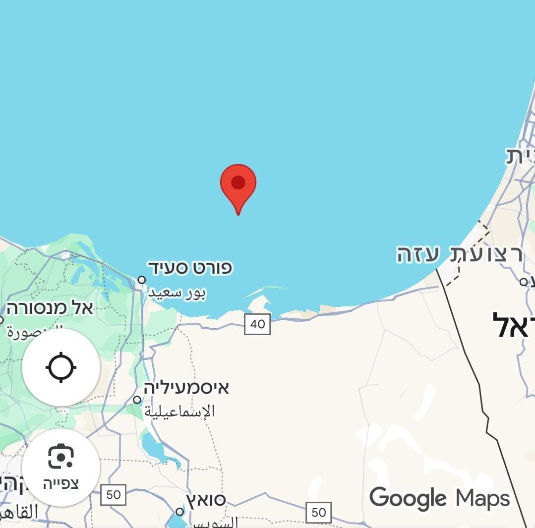 NieuwsuitIsrael's tweet image. Het laatste signaal dat van het schip Handala werd ontvangen, bevond zich op een afstand van ongeveer 130 km van de Gazastrook.