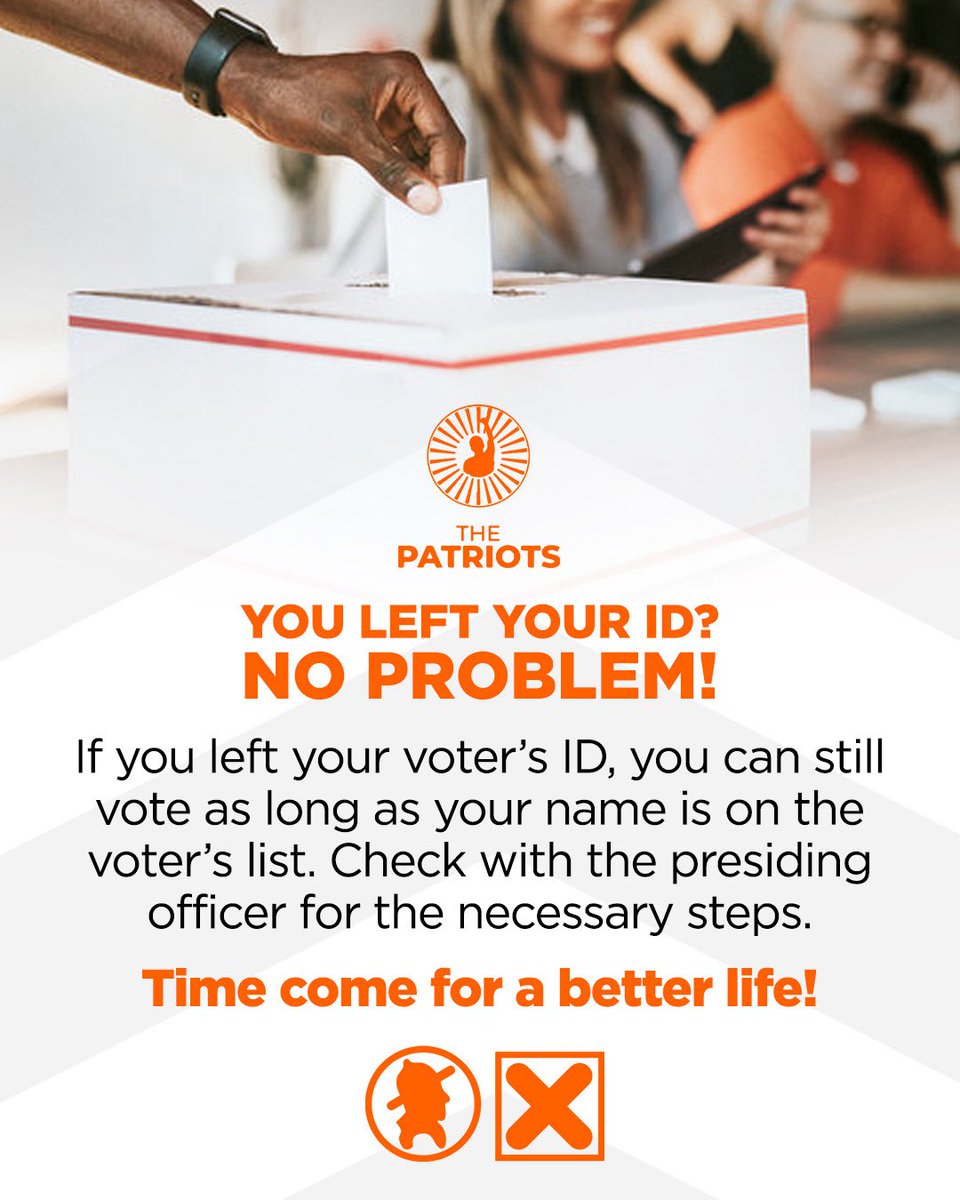 Welcome to #ThePatriotsJa Voter’s Guide! ☑️

Offering tips and cool facts to our voting audience to better support you in any public election. 

Stay tuned on our social media pages for more! 

#PNPPatriots #TimeCome #BetterLife #StandFirm