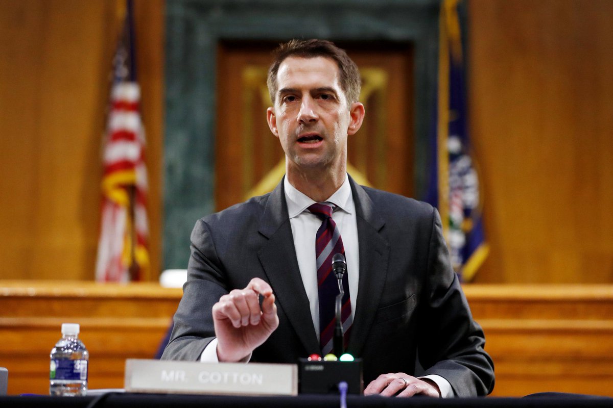 nicksortor's tweet image. 🚨 JUST IN: Sen. Tom Cotton is attempting to pressure Kash Patel into hand over to him EVERYTHING the FBI knows about James Comey

NO! Tom Cotton is a deep state SNAKE!

The same snake who just filed legislation to GUT TULSI’S OFFICE after she exposed Obama.

He’ll merely forward…