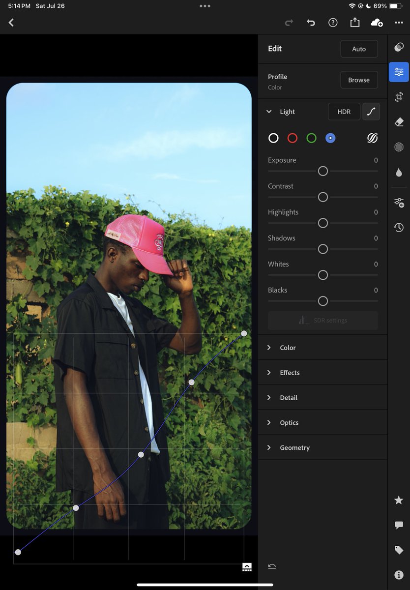 Cre8iveEngine's tweet image. Color correction and grading w curves alone.