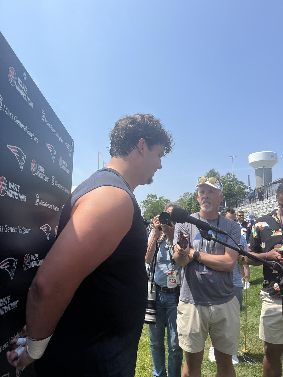 Will Campbell on camp so far: “It’s been awesome.” <a href="/newftbj/">New England Football Journal ® 🏈</a>