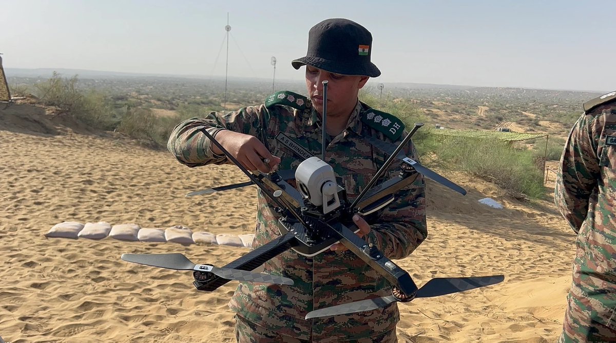 #IndianArmy's every Infantry Battalion now includes Drone Platoons.