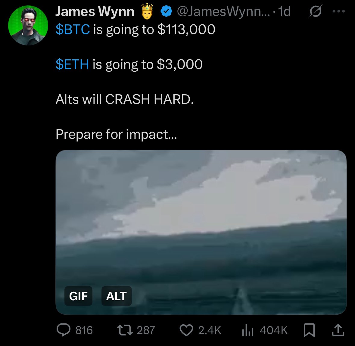 TheCryptoDaddi's tweet image. You really can’t make this shit up. This man might be the worst trader I’ve EVER seen & CT loves this guy.
Why?