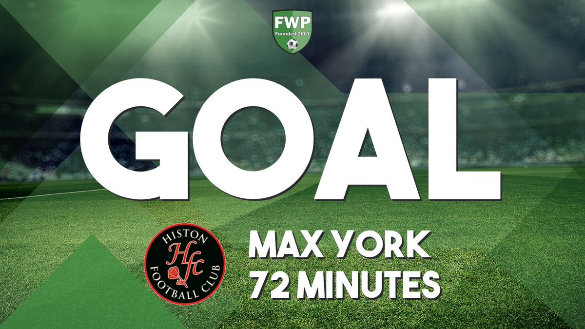HistonFC's tweet image. GOAL: Bugbrooke St Michaels 0-2 HISTON - Max York (72') fwp.co/fpG5yg