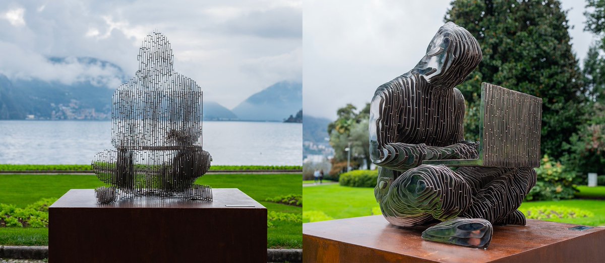 sleeperframes's tweet image. Disappearing Satoshi Nakamoto statue in Lugano, Switzerland.
$btc