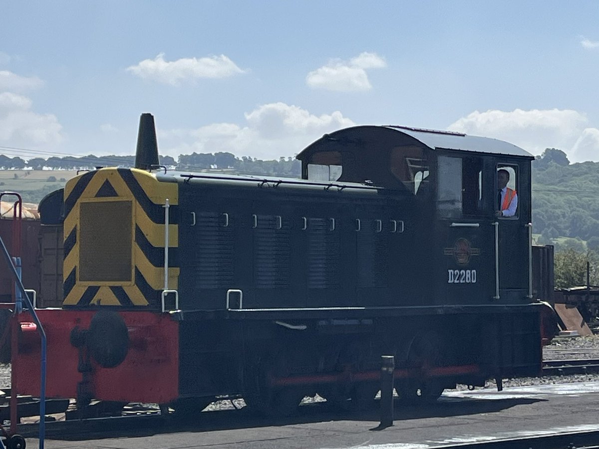 Great to have the opportunity at <a href="/GWSR/">Gloucestershire Warwickshire Railway</a> to have a brakes van ride from the 03 and a cab ride around the depot from the 04.