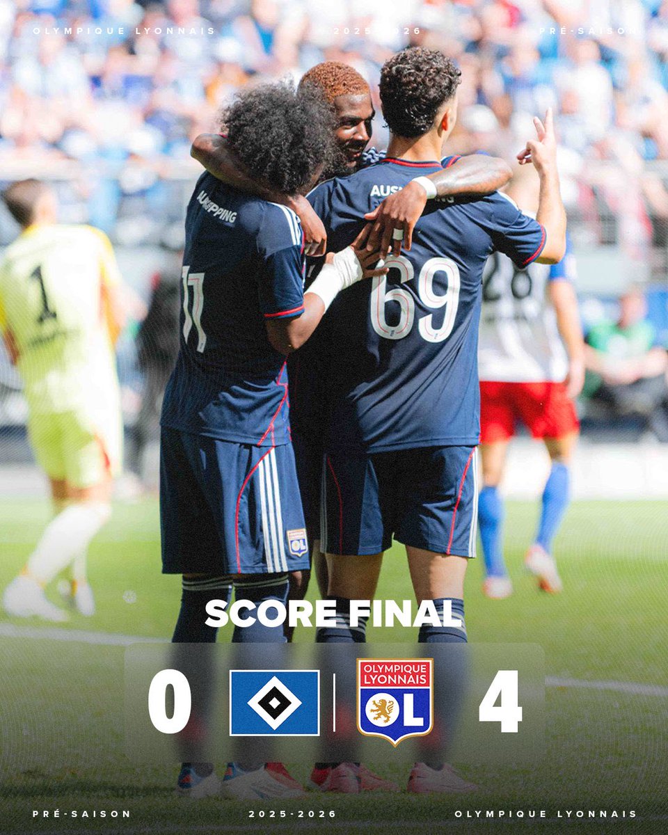 OL_English's tweet image. 💪 A great success in Germany 🔥

Before heading to Austria for the pre-season training camp, our Gones dominate in Hamburg with style! 👏🔴🔵

0-4 #HSVOL