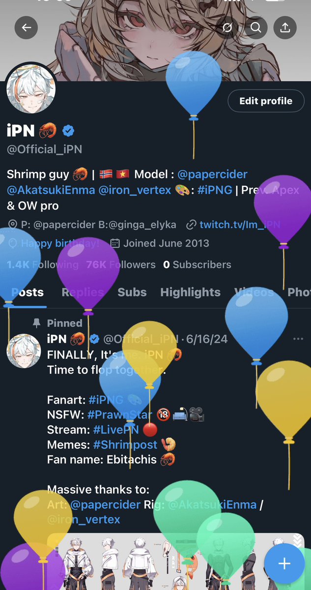 Official_iPN's tweet image. Big 30 👴🥳
Happy to be alive and appreciate all of you.
Maybe one day I’m allowed to talk about how the years are going 🤣
Love y’all. Will be more active soon.
Yours truly 🦐.