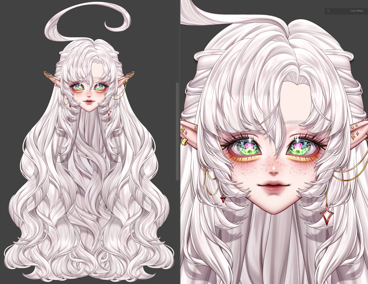 linori_nguyen's tweet image. Super proud of myself for finishing the hair in just 2 days ;;w;;; Itโs usually the part that stresses me out the most.
The rest should be much easier to work on, feel like i can finally catch a small break โค
My model waitlist for September+November will be closed in 5days โจ