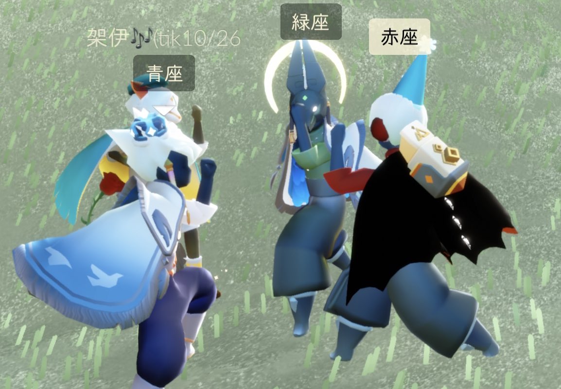 skyweeeek86's tweet image. #周年ハットの集い
アホ3色組
