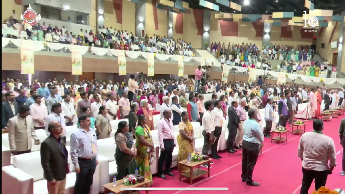 SudhanshuTrived's tweet image. Today, got opportunity to address the two-day National Conference titled ‘Road Map to Viksit Bharat – A Multi-Disciplinary Approach’, organized by the Tamil Nadu Higher Education Teachers Association (THETA) at VIT University, Chennai