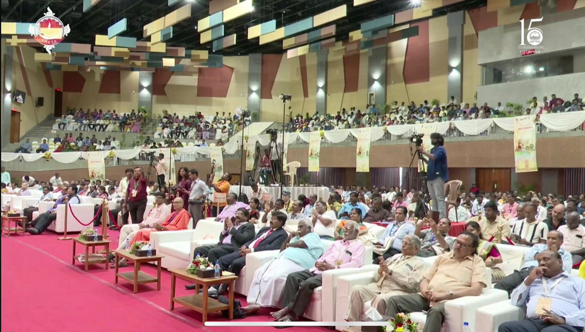 SudhanshuTrived's tweet image. Today, got opportunity to address the two-day National Conference titled ‘Road Map to Viksit Bharat – A Multi-Disciplinary Approach’, organized by the Tamil Nadu Higher Education Teachers Association (THETA) at VIT University, Chennai